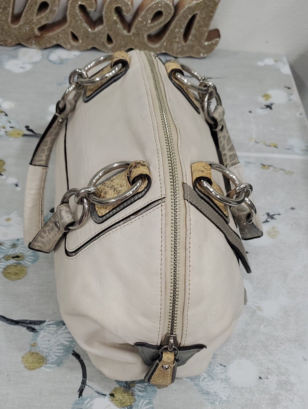 Coach Kristin Spectator Leather Domed Satchel - Picture 11 of 16
